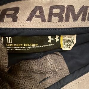 Under Armour Navy Shorts - Youth(10) - Great Condition